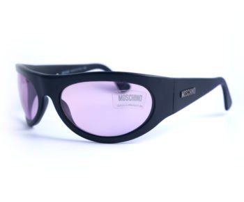 occhiali vintage unisex moschino M3524 wrap frame black